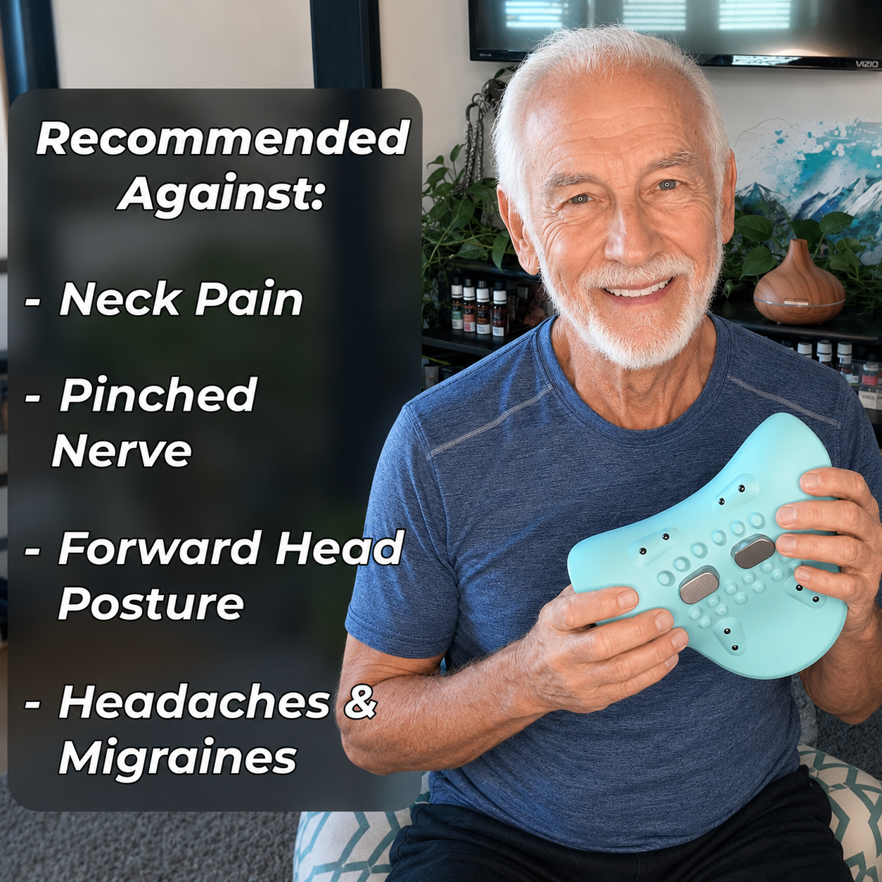 CozyNight Therra™ Elite Heated Therapy Massager | Relax Neck Tension in Minutes
