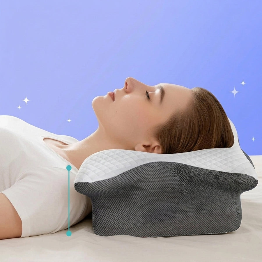 Contour Comfort Pillow showing its shaped support surface