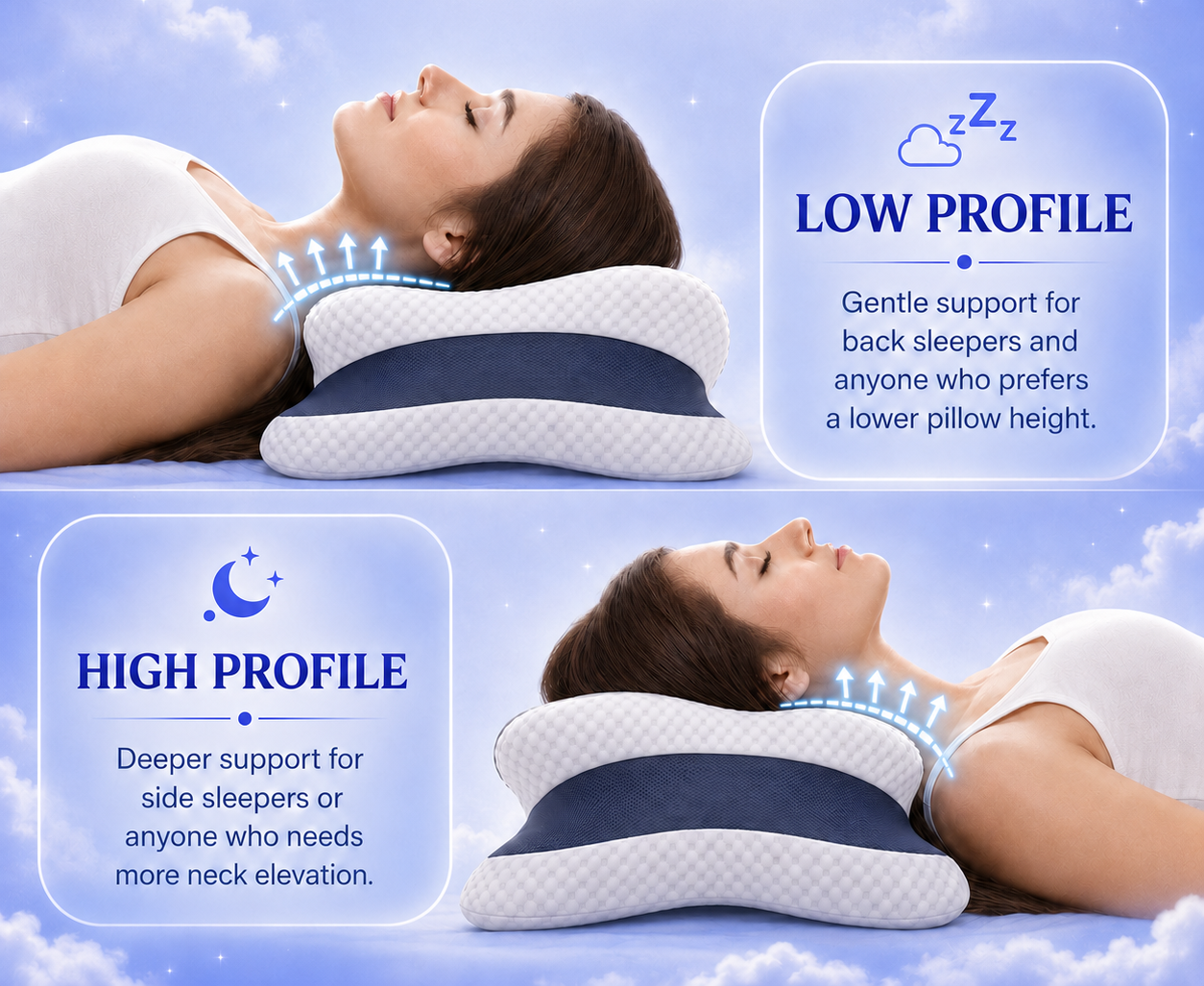 Cozy Ultra Contour Relief Pillow